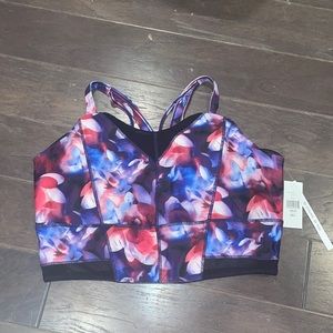 Fashion to figure floral sportsbra size 2x